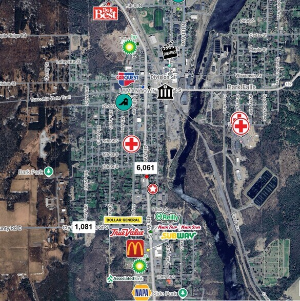 861 4th Ave S, Park Falls, WI à vendre - Photo de l’immeuble – Image 3 sur 4