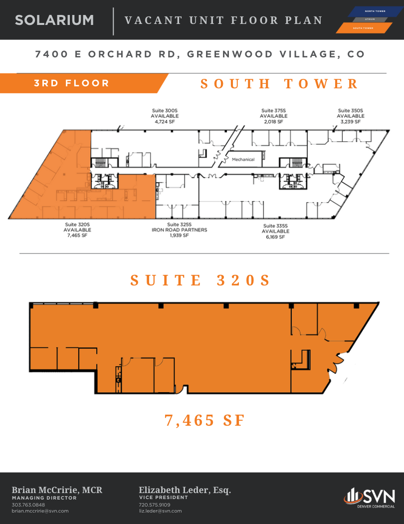 7400 E Orchard Rd, Greenwood Village, CO à vendre Plan d’étage– Image 1 sur 1