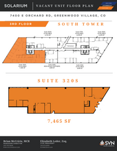 7400 E Orchard Rd, Greenwood Village, CO à vendre Plan d’étage– Image 1 sur 1