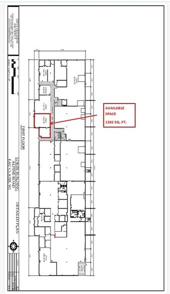 2522 Alpine Rd, Eau Claire, WI à louer - Plan d’étage – Image 2 sur 5