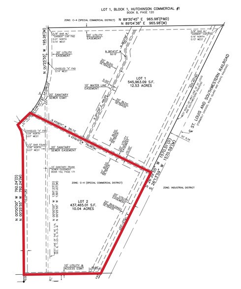 11th Ave, Hutchinson, KS à vendre - Plan cadastral – Image 3 sur 3