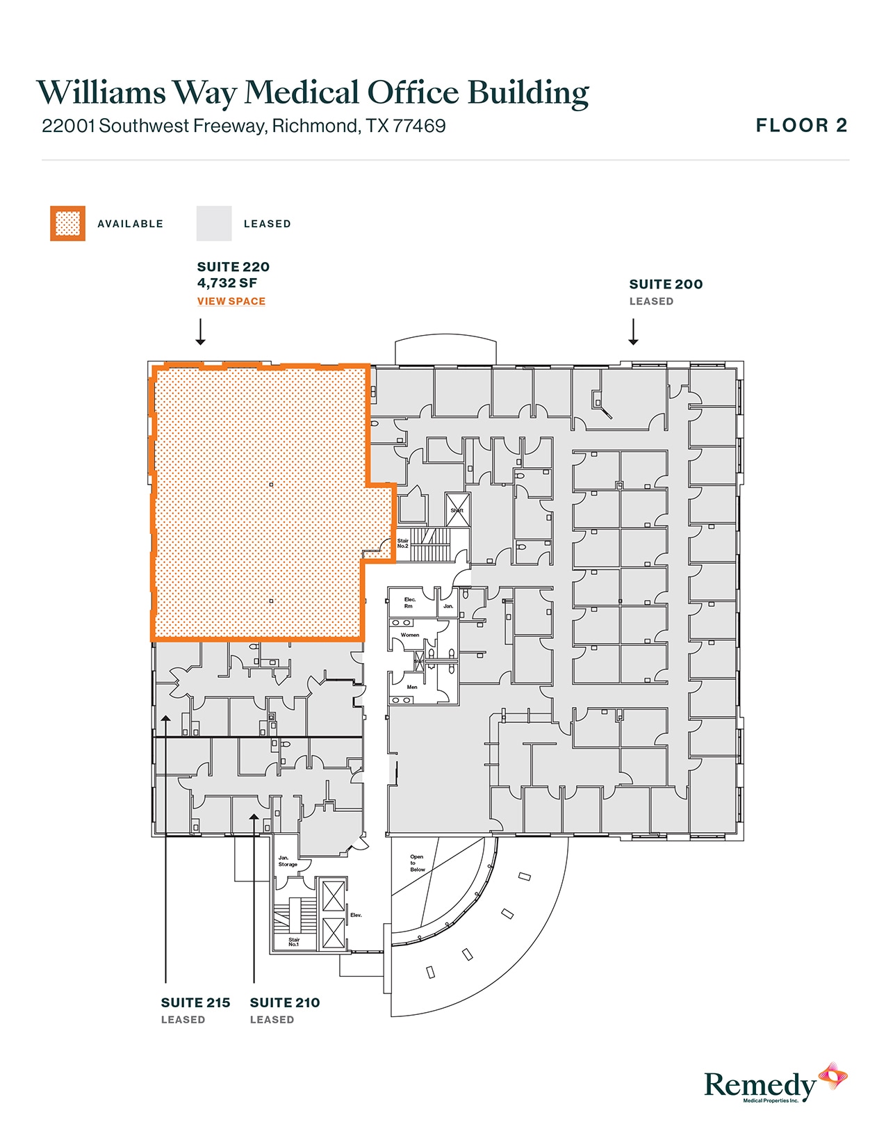 22001 Southwest Freeway, Richmond, TX à louer Plan d’étage– Image 1 sur 1