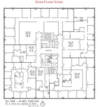 301 N Prairie Ave, Inglewood, CA à louer Plan d’étage– Image 1 sur 1