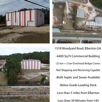 Plus de détails pour 1518 Woodyard, Elberton, GA - Industriel/Logistique à vendre