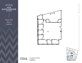 10740 N Gessner Dr, Houston, TX à louer Plan d’étage– Image 1 sur 1