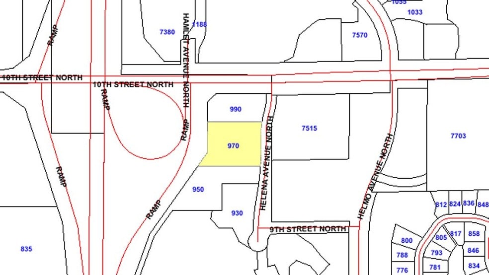 970 Helena Ave N, Oakdale, MN à vendre - Plan cadastral – Image 2 sur 7