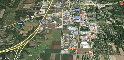 420 W Industrial Ave, Effingham, IL - VUE AÉRIENNE  vue de carte