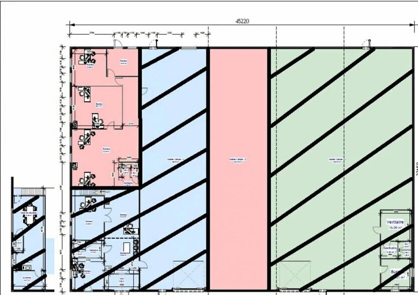 Local d’activités dans GONFREVILLE-L'ORCHER à louer - Plan d’étage – Image 3 sur 5