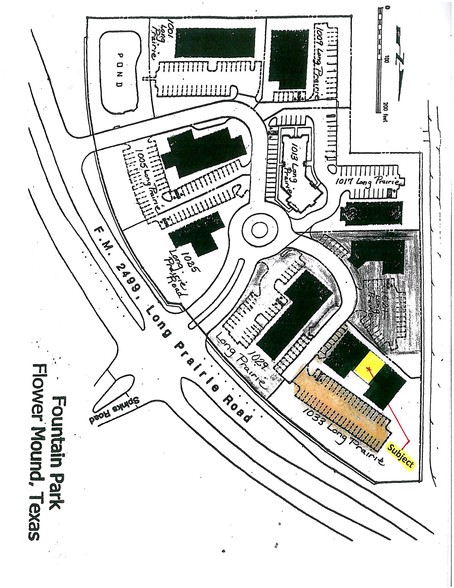 1033 Long Prairie Rd, Flower Mound, TX à louer - Plan de site – Image 3 sur 30