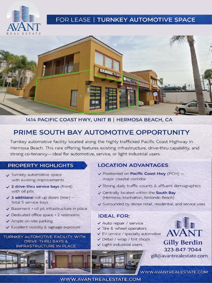 1414 Pacific Coast Hwy, Hermosa Beach, CA à louer Photo intérieure– Image 1 sur 1