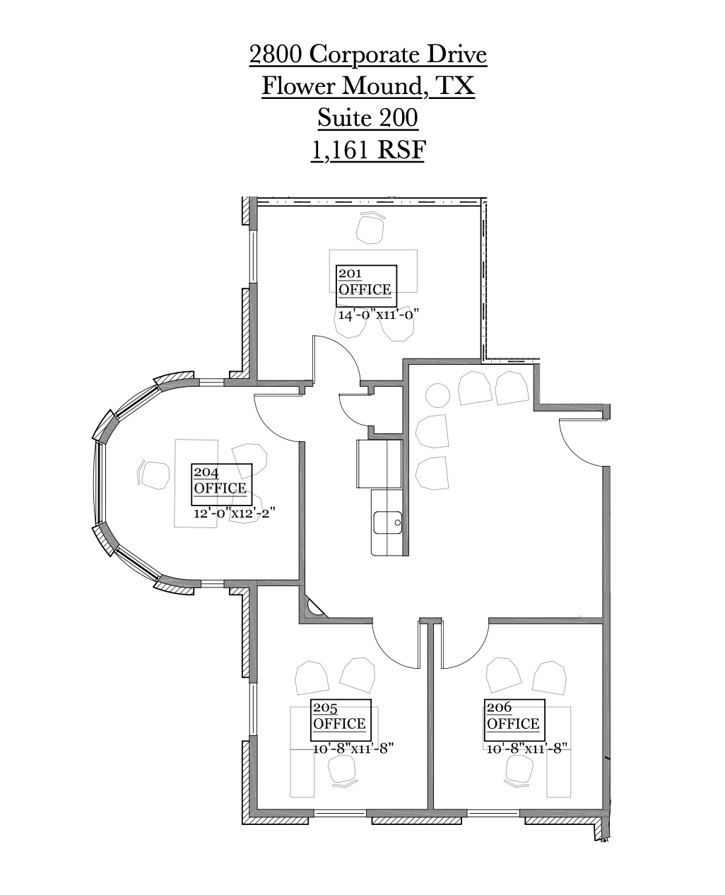 2800 Corporate Dr, Flower Mound, TX à louer Plan d’étage– Image 1 sur 1