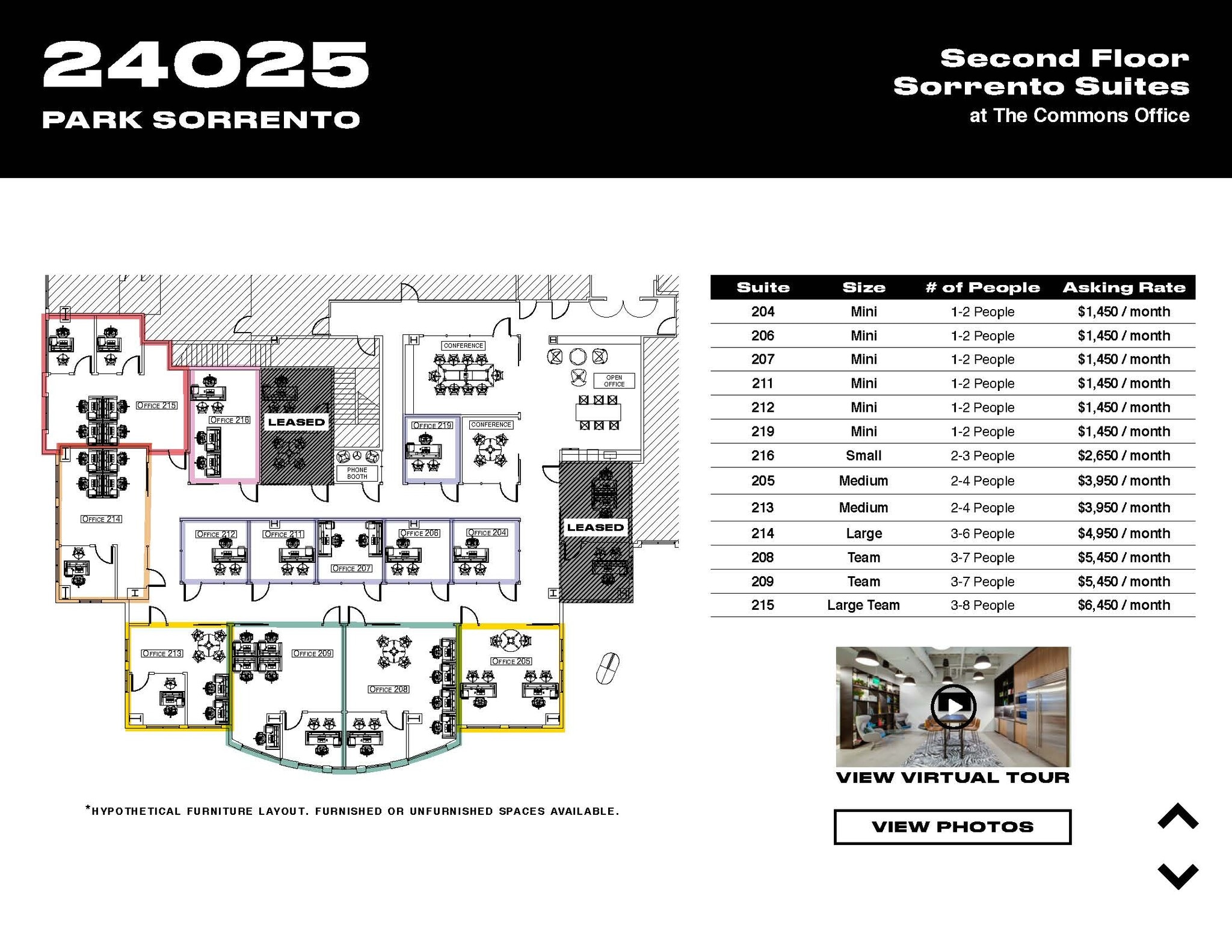 24025 Park Sorrento, Calabasas, CA à louer Plan d’étage– Image 1 sur 1