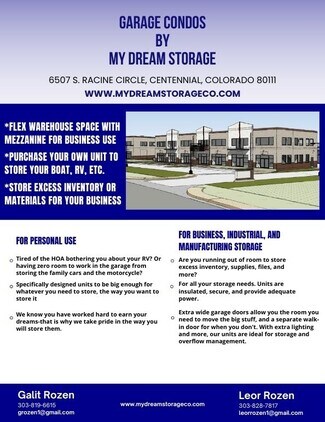 Plus de détails pour 6507 S Racine Cir - Building A, Centennial, CO - Spécialisé à vendre