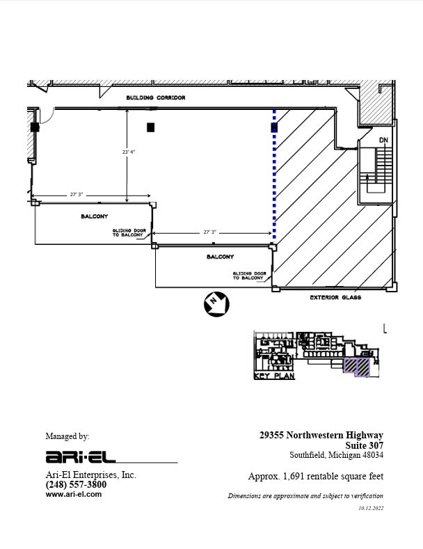 29355 Northwestern Hwy, Southfield, MI à louer Plan d’étage– Image 1 sur 1