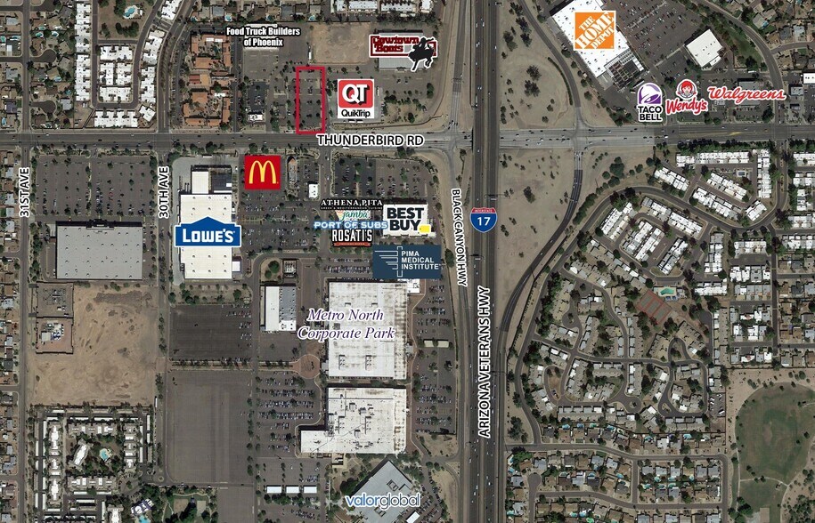 2810 Thunderbird Rd, Phoenix, AZ à louer - Aérien – Image 2 sur 2