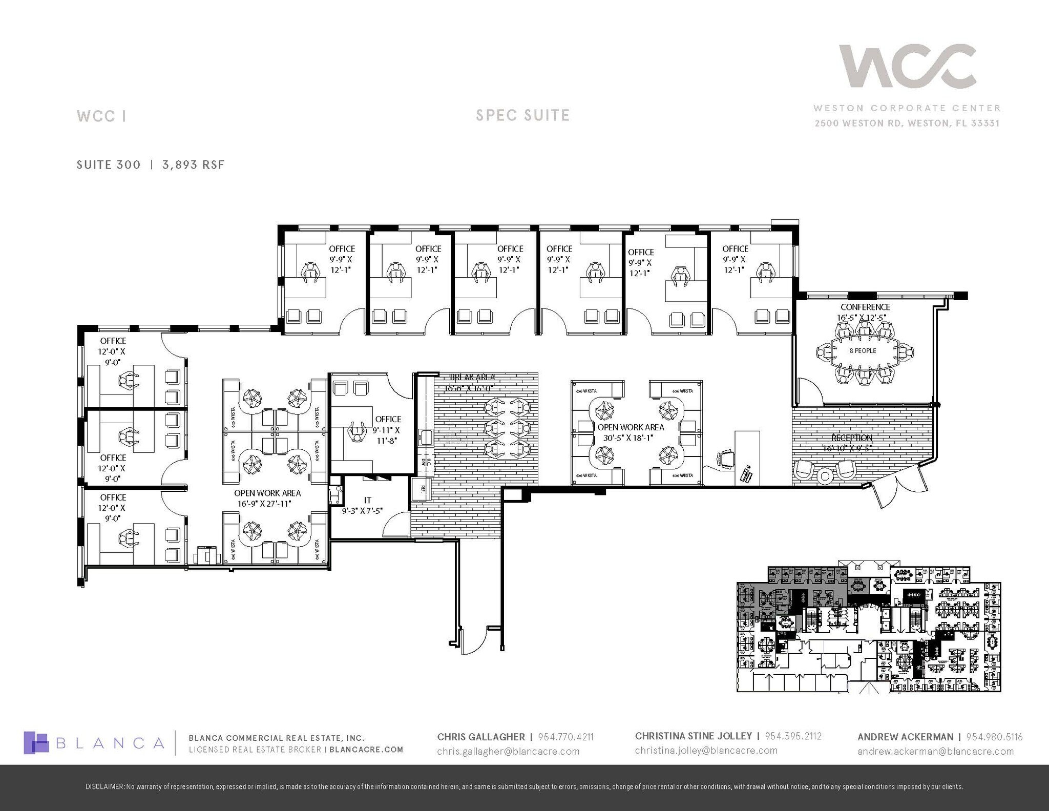 2500 Weston Rd, Weston, FL à louer Plan d’étage– Image 1 sur 1