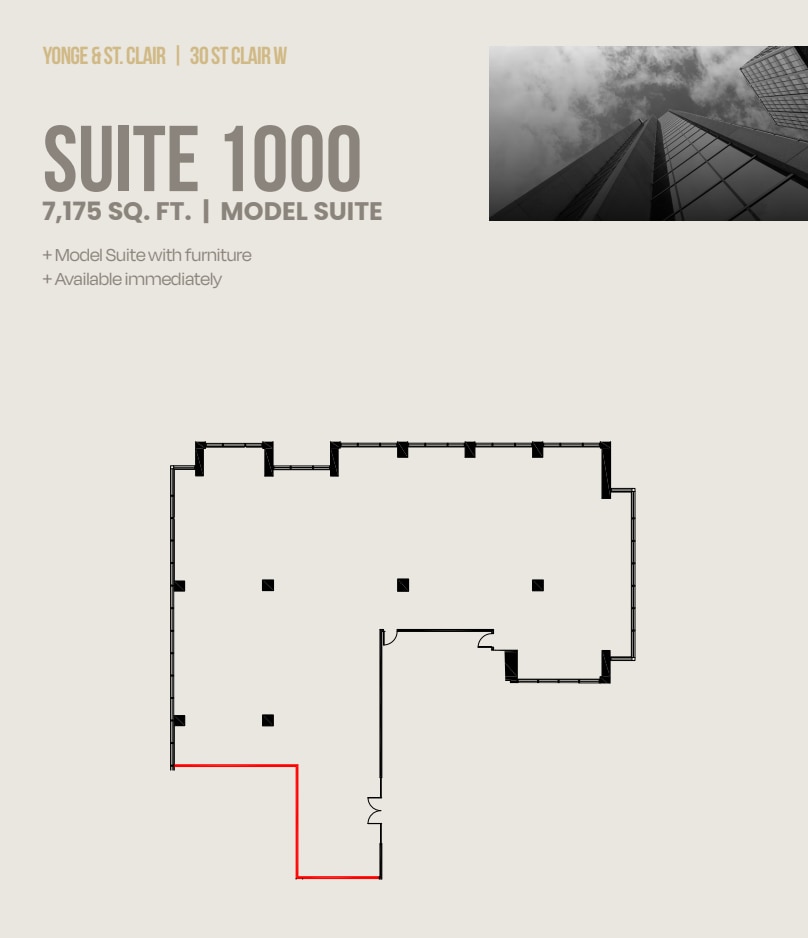 30 St Clair Ave W, Toronto, ON à louer Plan d’étage– Image 1 sur 1
