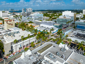 801-821 Lincoln Mall, Miami Beach, FL - VUE AÉRIENNE  vue de carte