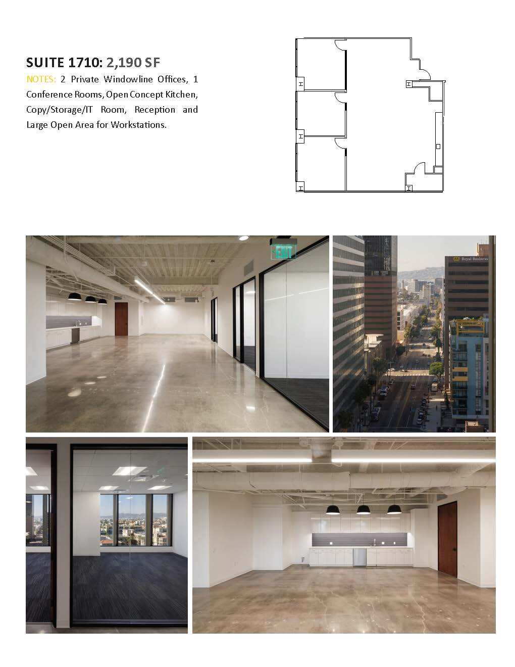915 Wilshire Blvd, Los Angeles, CA à louer Plan d’étage– Image 1 sur 1