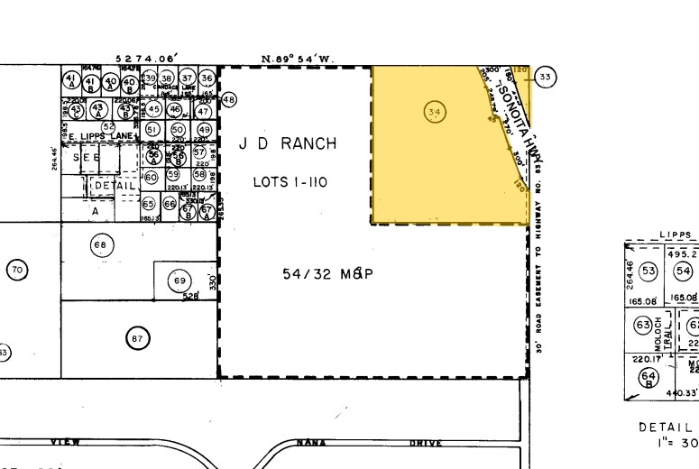 13802 S Sonoita Hwy, Vail, AZ à vendre - Plan cadastral – Image 2 sur 2