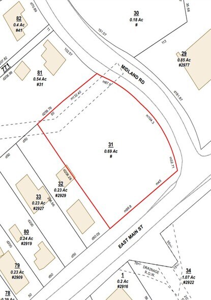 0 E Main St, Waterbury, CT à vendre - Plan cadastral – Image 2 sur 2