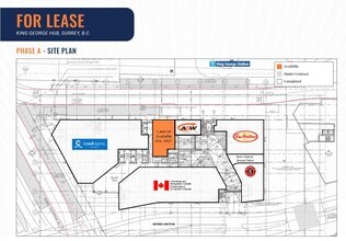 9850 King George Blvd, Surrey, BC à louer Plan d’étage– Image 1 sur 2