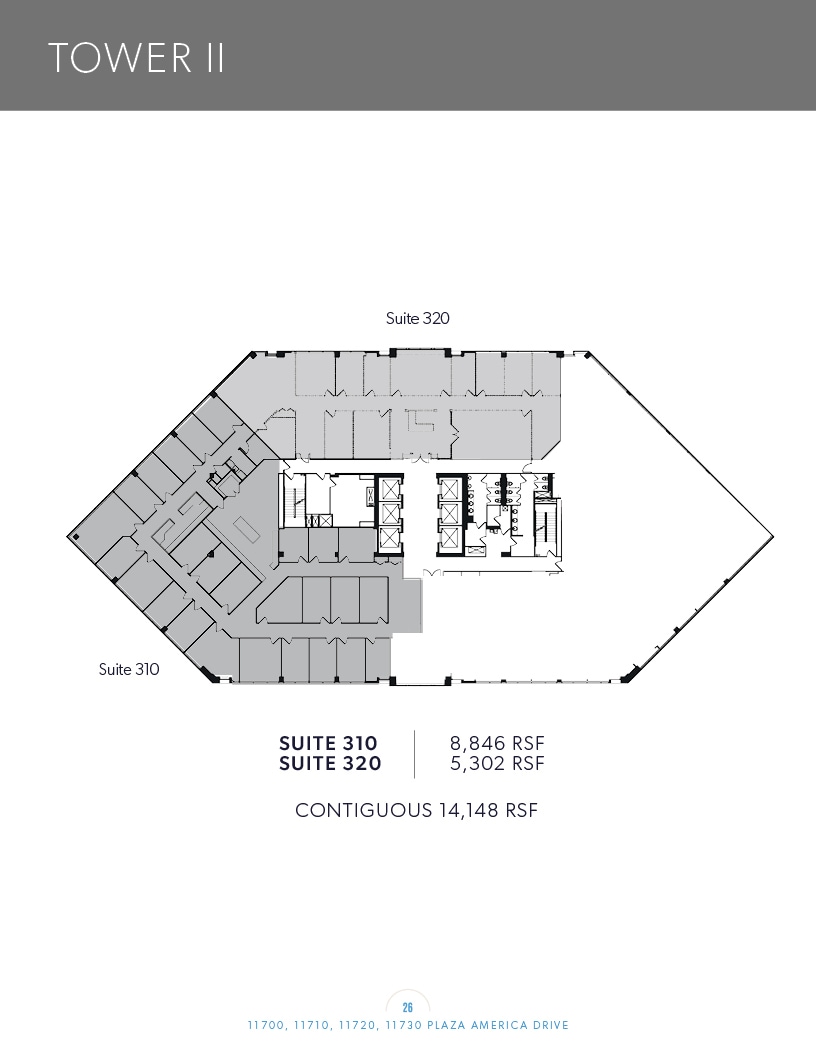 11700 Plaza America Dr, Reston, VA à louer Plan d’étage– Image 1 sur 1