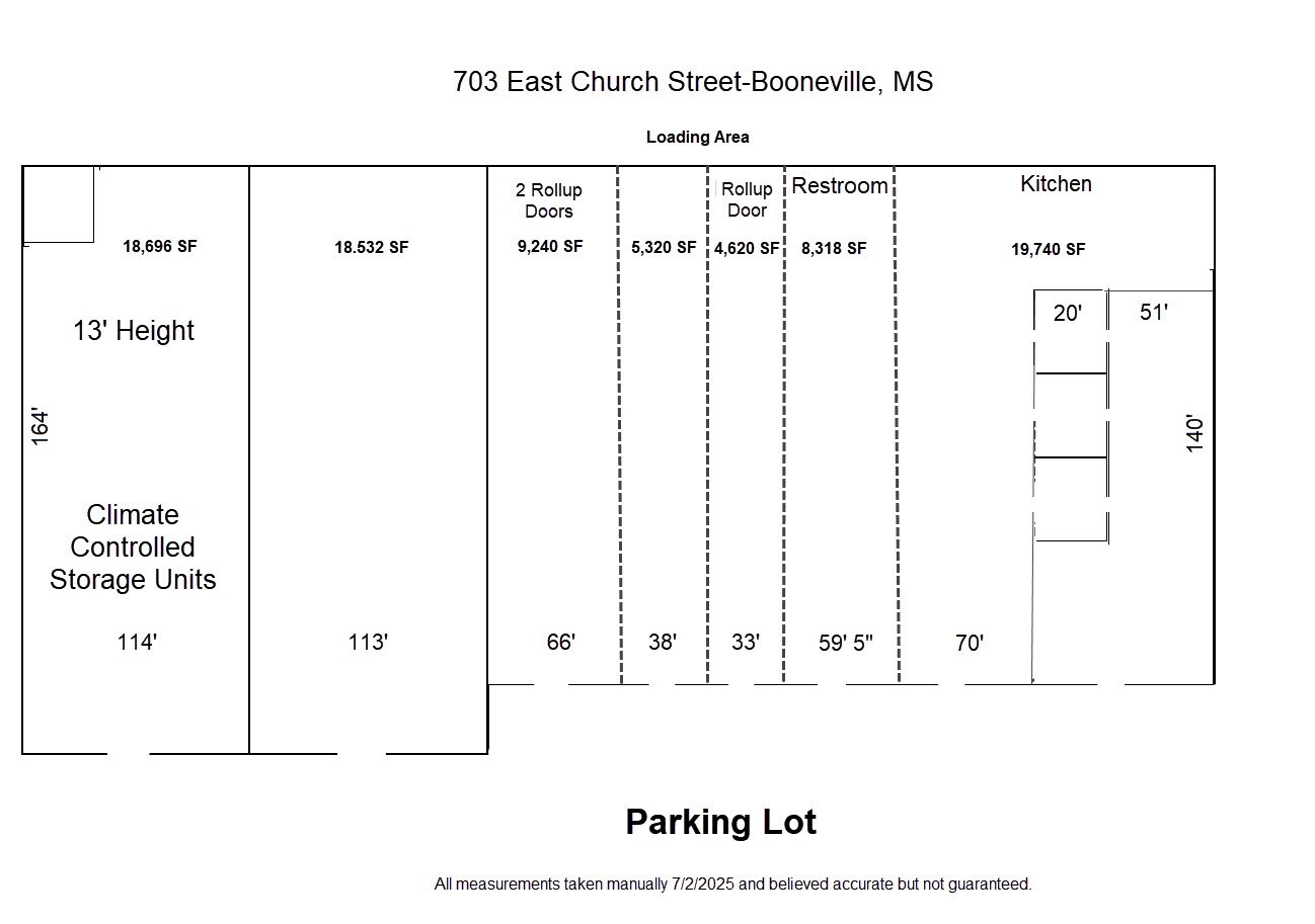 705 E Church St, Booneville, MS à vendre Plan d’étage– Image 1 sur 1