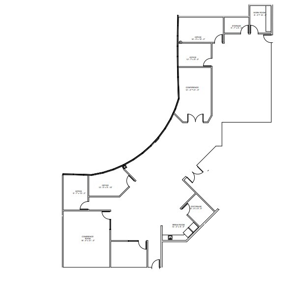 9665 Chesapeake Dr, San Diego, CA à louer Plan d’étage– Image 1 sur 1