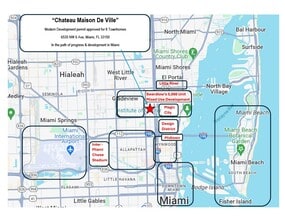 6535 NW 6th Ave, Miami, FL - VUE AÉRIENNE  vue de carte