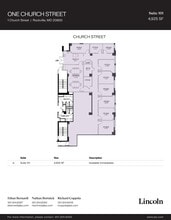 1 Church St, Rockville, MD à louer Plan d’étage– Image 1 sur 1