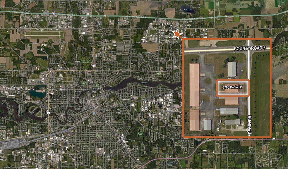 2705 Decio Dr, Elkhart, IN à louer - Aérien – Image 2 sur 2