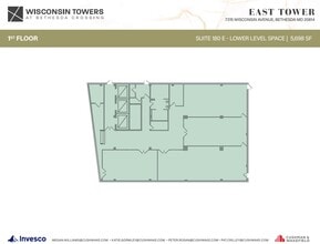 7315 Wisconsin Ave, Bethesda, MD à louer Plan d’étage– Image 1 sur 1