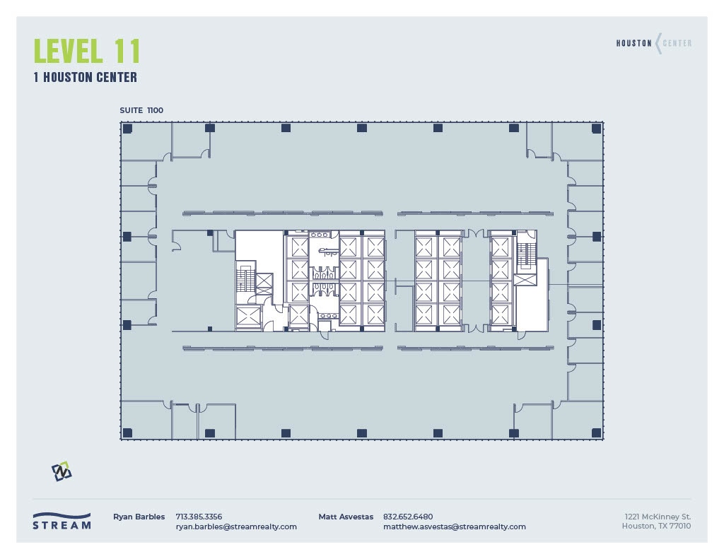 1221 McKinney St, Houston, TX à louer Plan d’étage– Image 1 sur 1