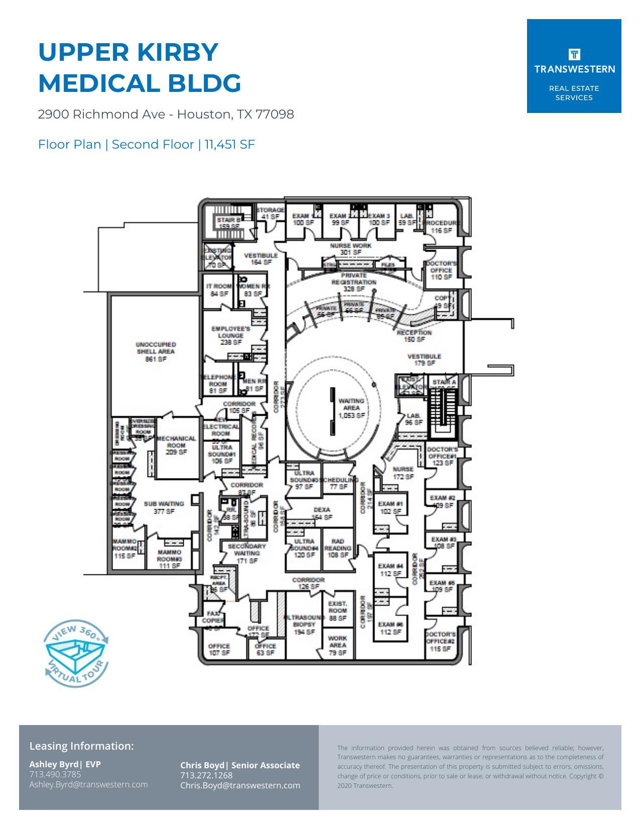 2900 Richmond Ave, Houston, TX à louer Plan d’étage– Image 1 sur 1
