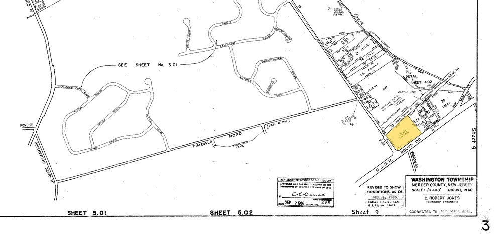 Meadowbrook Commons Route 130, Robbinsville, NJ à vendre - Plan cadastral – Image 3 sur 3