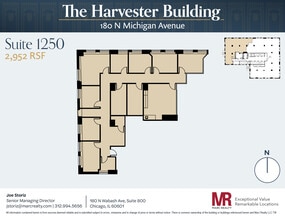 180 N Michigan Ave, Chicago, IL à louer Plan d’étage– Image 1 sur 1