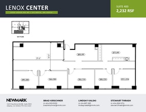 3355 Lenox Rd NE, Atlanta, GA à louer Plan d’étage– Image 1 sur 1