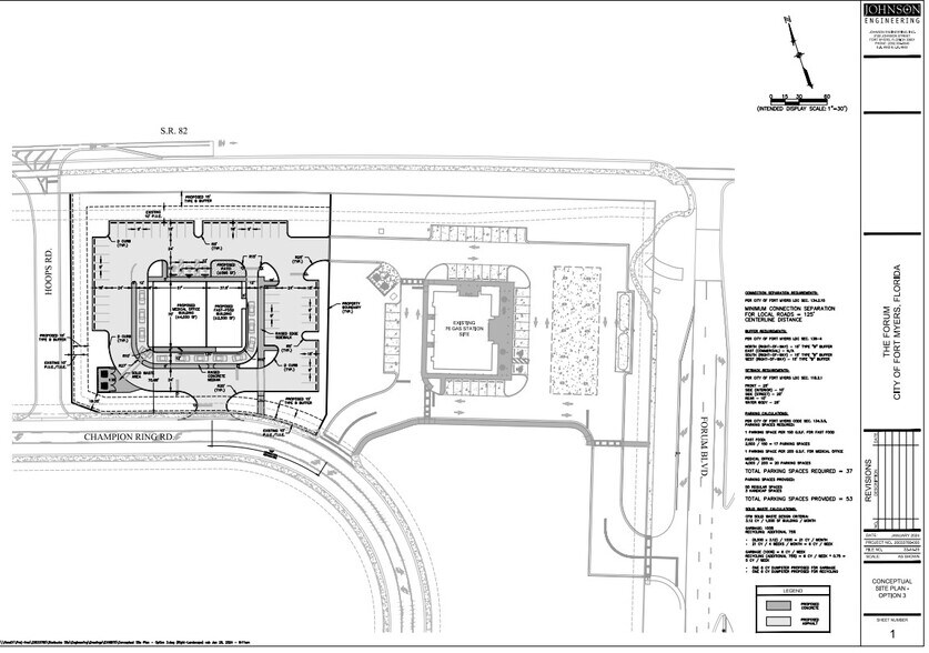 9180 Forum Corporate Pky, Fort Myers, FL à vendre - Plan de site – Image 3 sur 4