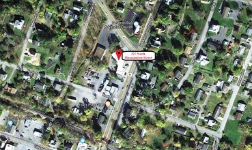 327 N Massanutten St, Strasburg, VA - Vue aérienne vue de carte