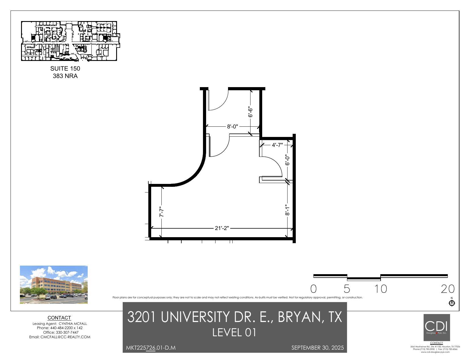 3201 University Dr E, Bryan, TX à louer Plan d’étage– Image 1 sur 1
