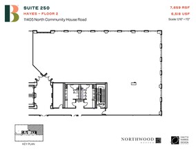 11405 N Community House Rd, Charlotte, NC à louer Plan d’étage– Image 1 sur 1