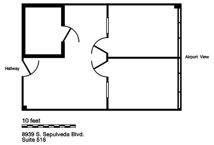 8929-8939 S Sepulveda Blvd, Los Angeles, CA à louer Plan d’étage– Image 1 sur 2