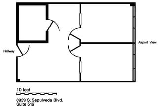 8929-8939 S Sepulveda Blvd, Los Angeles, CA à louer Plan d’étage– Image 1 sur 2