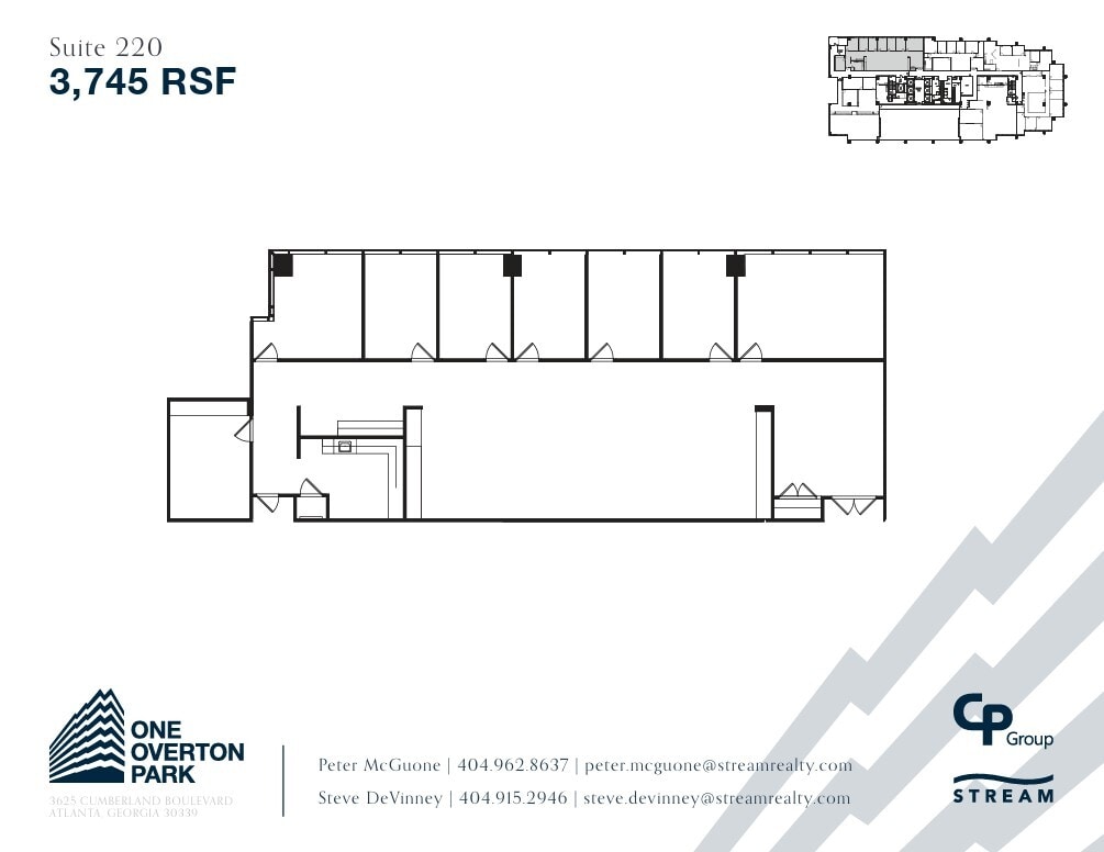 3625 Cumberland Blvd SE, Atlanta, GA à louer Plan d’étage– Image 1 sur 1