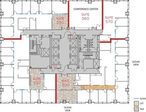 520 Newport Center Dr, Newport Beach, CA à louer Plan d’étage– Image 1 sur 1