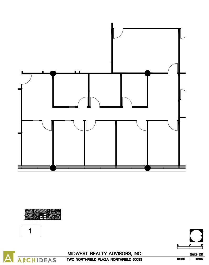 Northfield Plz, Northfield, IL à louer Plan d’étage– Image 1 sur 1