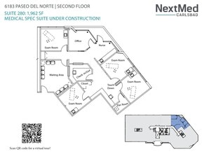 6183 Paseo del Norte, Carlsbad, CA à louer Plan d’étage– Image 1 sur 1