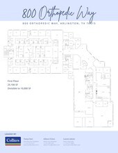 800 Orthopedic Way, Arlington, TX à louer Plan de site– Image 1 sur 2