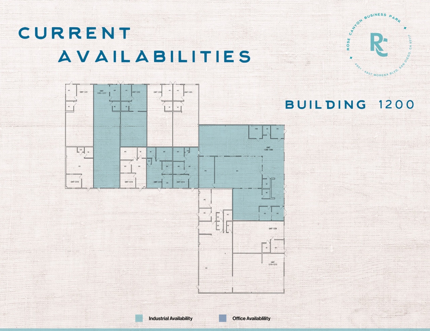 4901-4907 Morena Blvd, San Diego, CA à louer Plan d’étage– Image 1 sur 1
